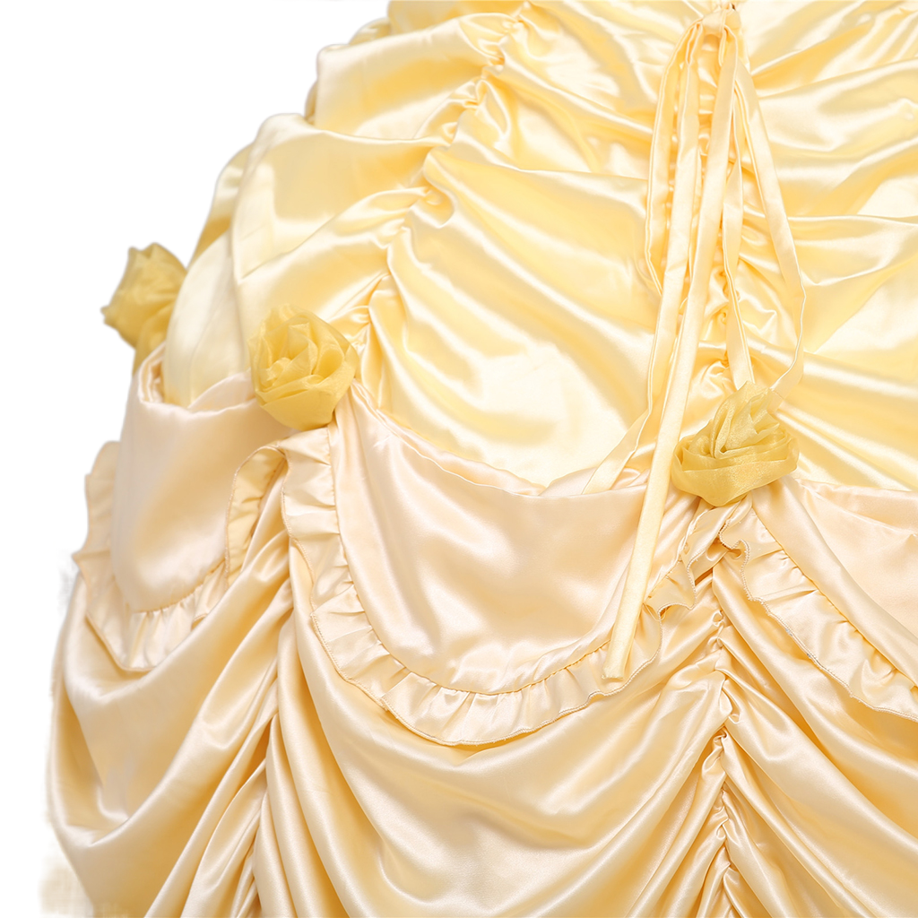 Beauty and the Beast Belle Cosplay Costume | Princess Dress for Halloween & Cosplay-Astricos