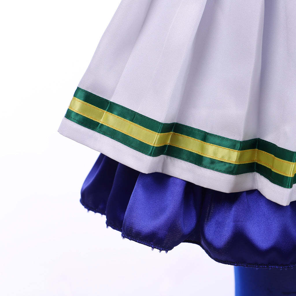 Silence Suzuka Pretty Derby Cosplay Costume with Headdress - High Quality Outfit-Astricos
