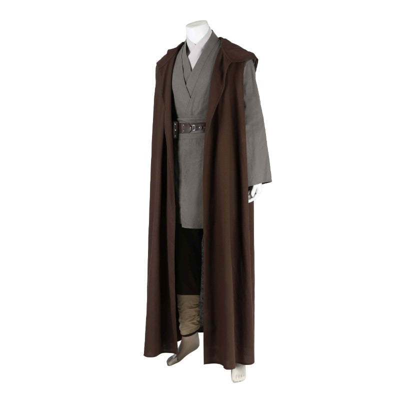 Premium Obi-Wan Kenobi Cosplay Costume Full Set - Jedi Knight Cloak for Halloween & Carnival-Astricos