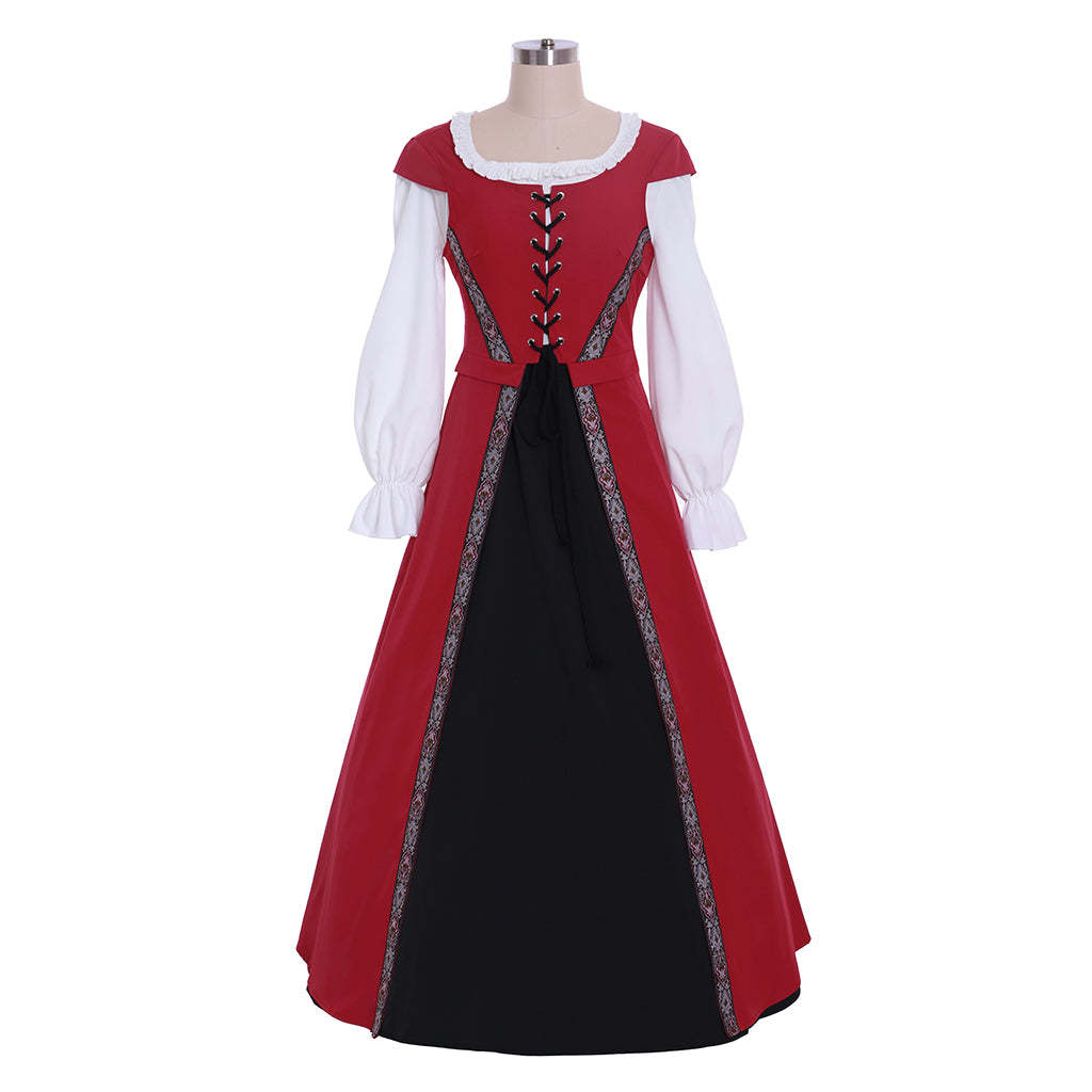 Medieval Renaissance Viking Princess Dress - Women's Gothic Victorian Costume-Astricos