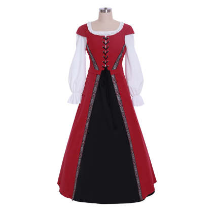 Medieval Renaissance Viking Princess Dress - Women's Gothic Victorian Costume-Astricos