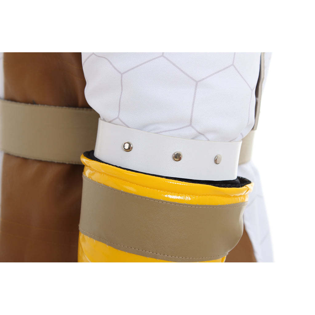 Mei Overwatch Cosplay Costume - Women's White Climatologist Jumpsuit Full Set-Astricos