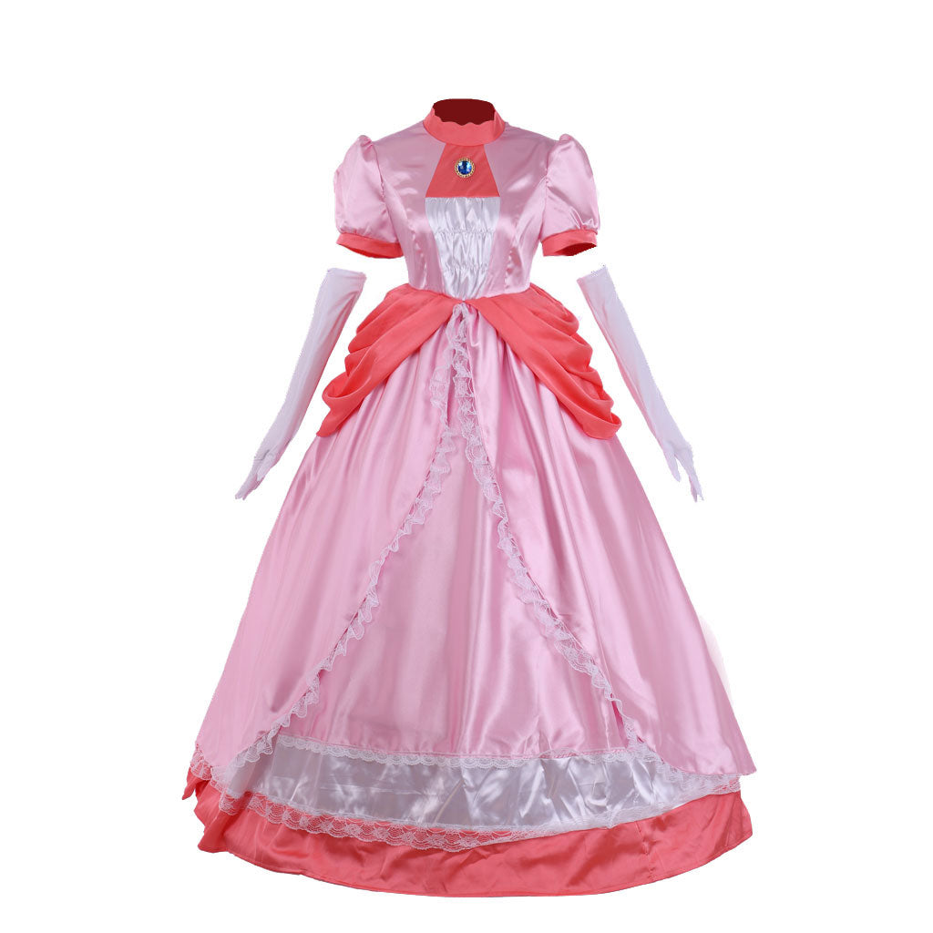 Pink Sweet Princess Peach Cosplay Costume for Women | Game Cosplay Series | Astricos-Astricos