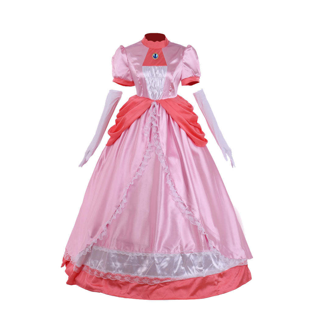 Pink Sweet Princess Peach Cosplay Costume for Women | Game Cosplay Series | Astricos-Astricos