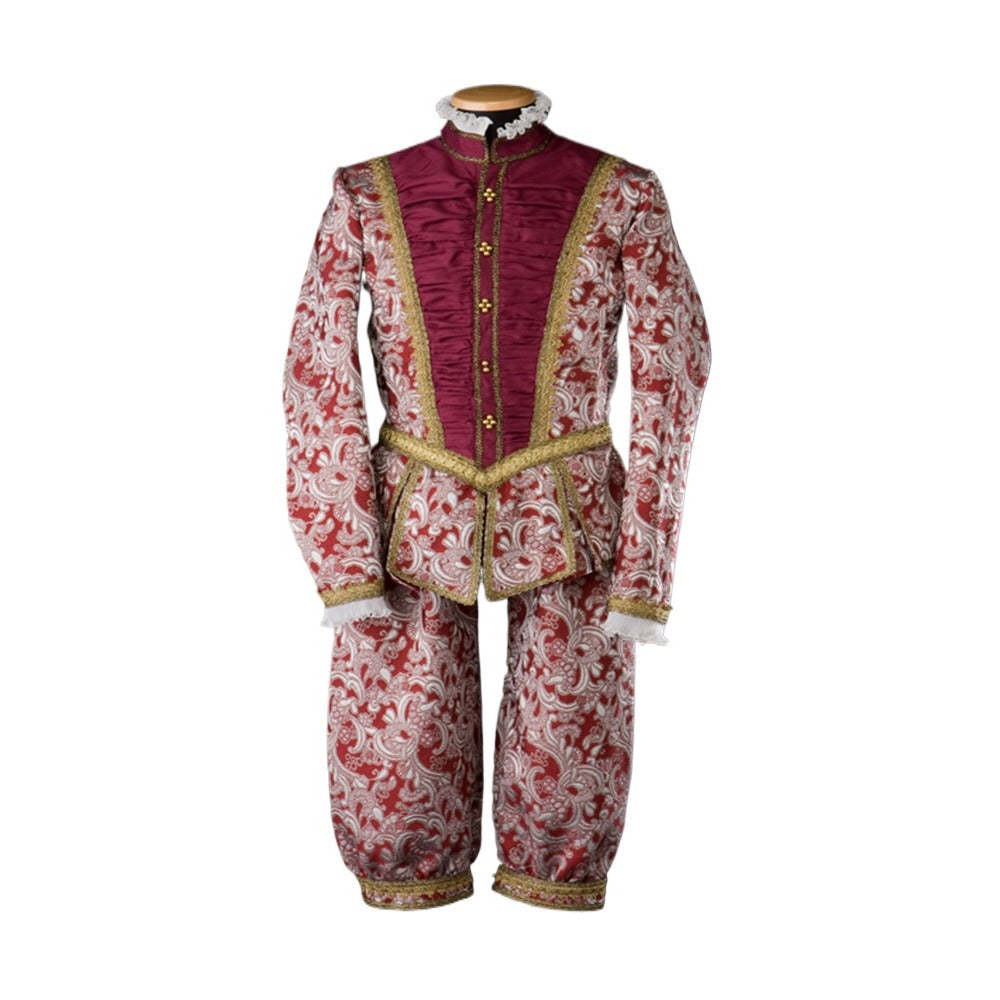Tudor King Henry Court Costume - Renaissance Noble Prince Suit | 18th Century Medieval Outfit by Astricos-Astricos