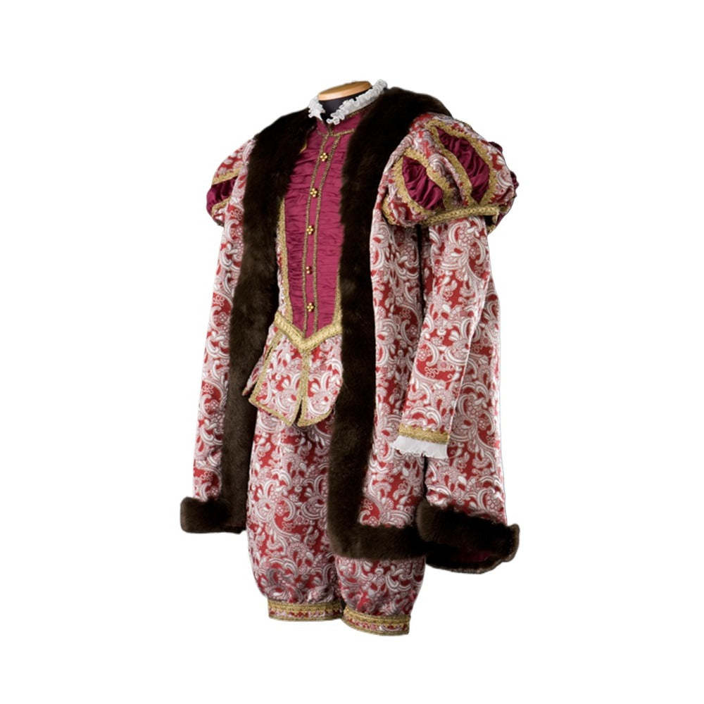 Tudor King Henry Court Costume - Renaissance Noble Prince Suit | 18th Century Medieval Outfit by Astricos-Astricos