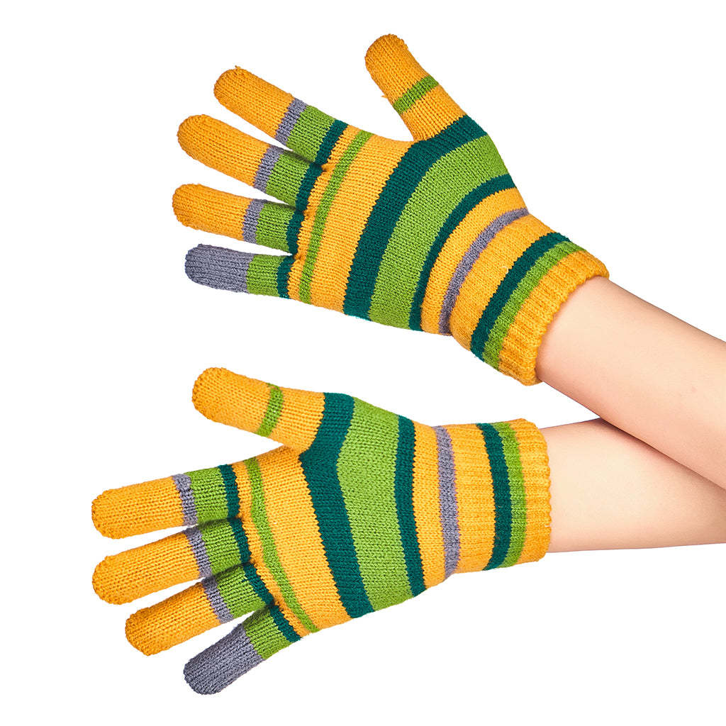 Coraline Striped Gloves Cosplay Costume – Ideal for Halloween & Cosplay Fans-Astricos