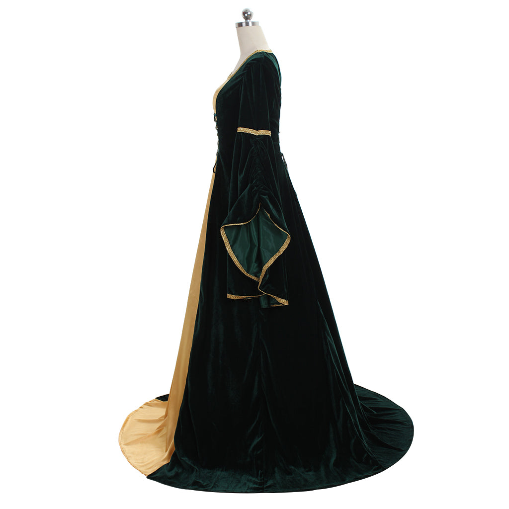 Victorian Medieval Queen Princess Dress - Tudor Baroque Gothic Lolita Costume | Astricos-Astricos