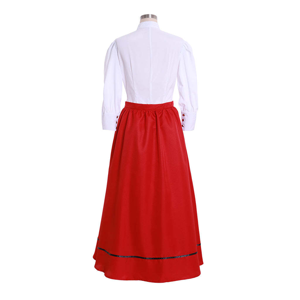 Medieval Victorian Edwardian Dress Suit - Renaissance Colonial Civil War Costume for Tudor Royal Wedding-Astricos