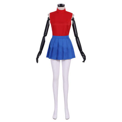 Street Fighter Sakura Kasugano Uniform Cosplay Costume | Authentic Game Series Outfit-Astricos