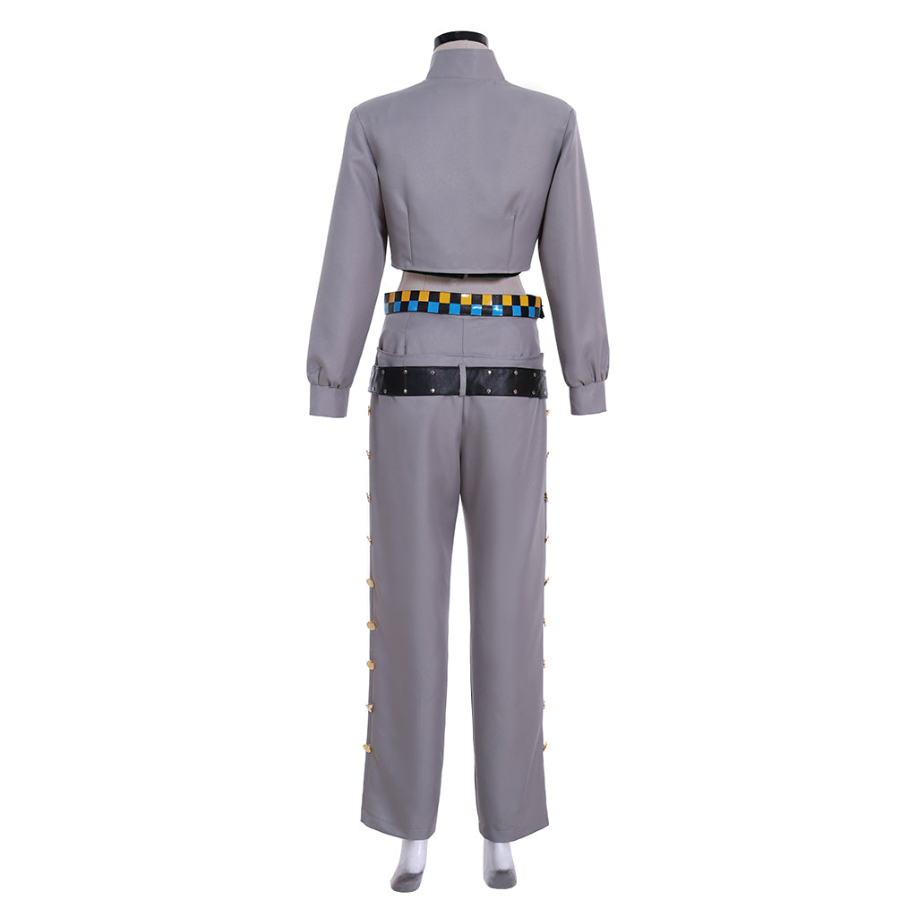Jojo’s Bizarre Adventure Rohan Kishibe Premium Cosplay Costume | Astricos-Astricos
