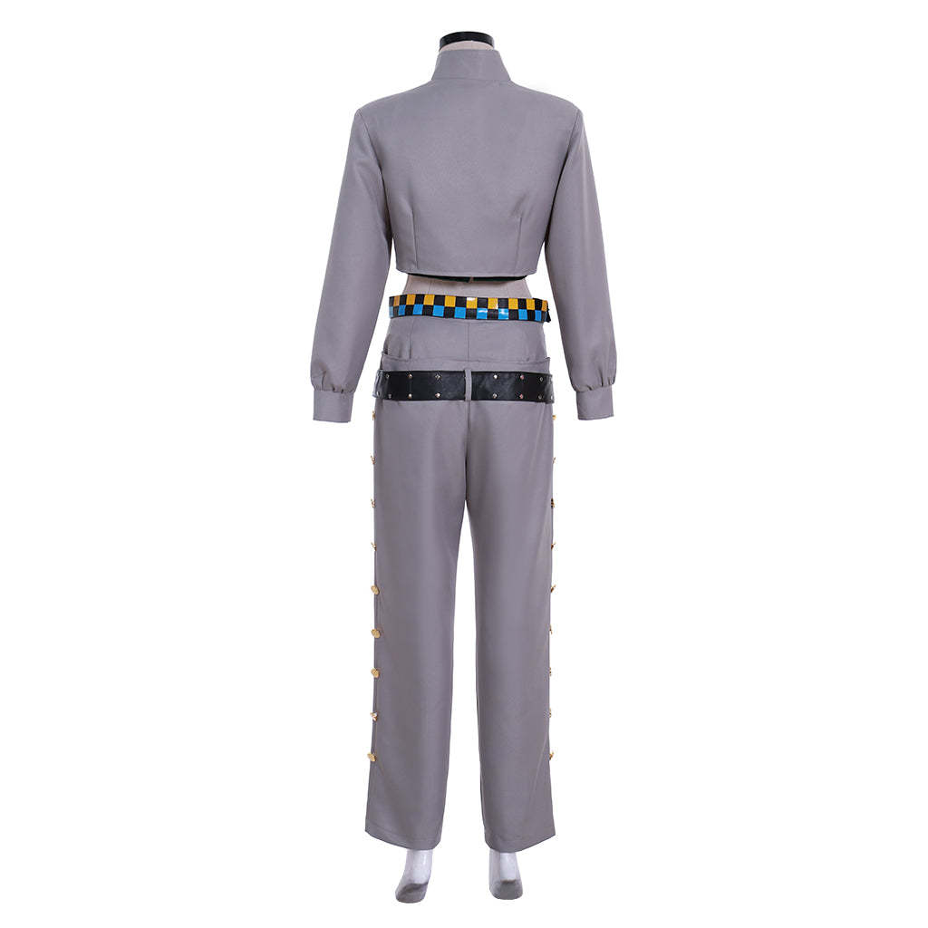 Jojo’s Bizarre Adventure Rohan Kishibe Premium Cosplay Costume | Astricos-Astricos