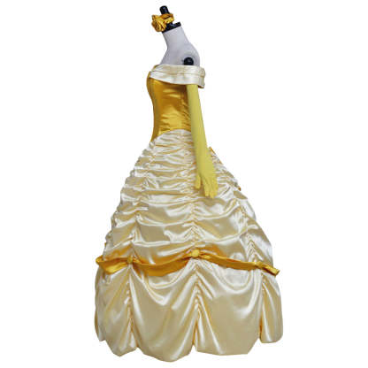 Beauty and the Beast Belle Cosplay Costume | Princess Dress for Halloween & Cosplay-Astricos