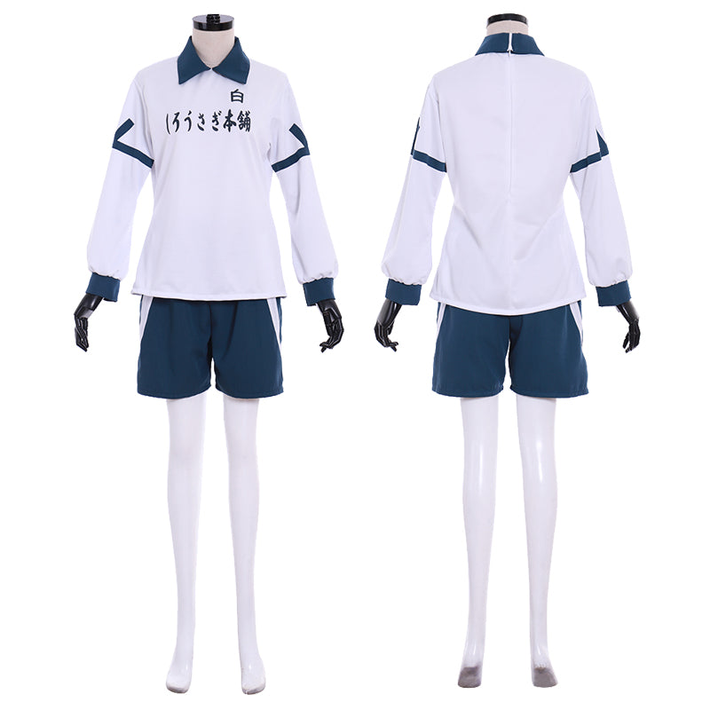 Inazuma Eleven Shirou Fubuki White Love Academy Summer Soccer Uniform Cosplay Costume-Astricos