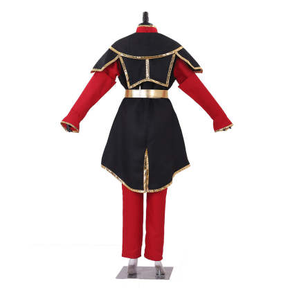 Elite Fire Nation Princess Azula Cosplay Costume – Avatar: The Last Airbender Outfit-Astricos