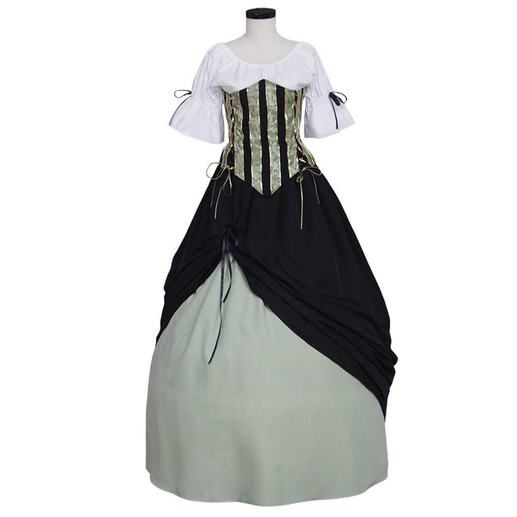 Vintage Europe Medieval Victorian Renaissance Dress for Women - Elegant Cosplay Costume-Astricos
