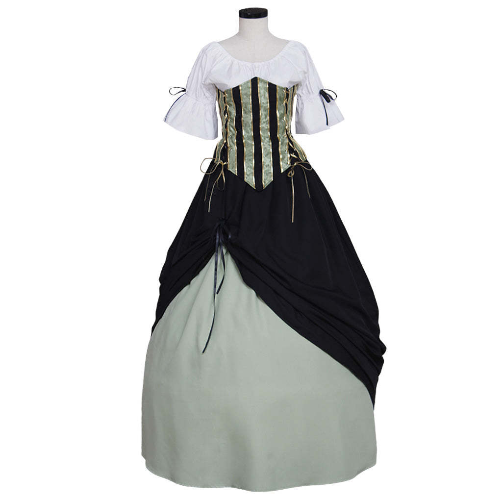 Vintage Europe Medieval Victorian Renaissance Dress for Women - Elegant Cosplay Costume-Astricos