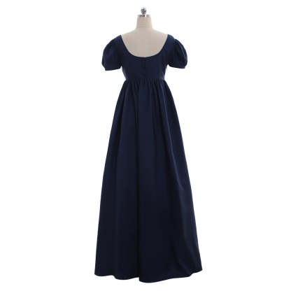 Regency Purple Medieval Renaissance Dress - Noble Tea Party Gown for Women-Astricos