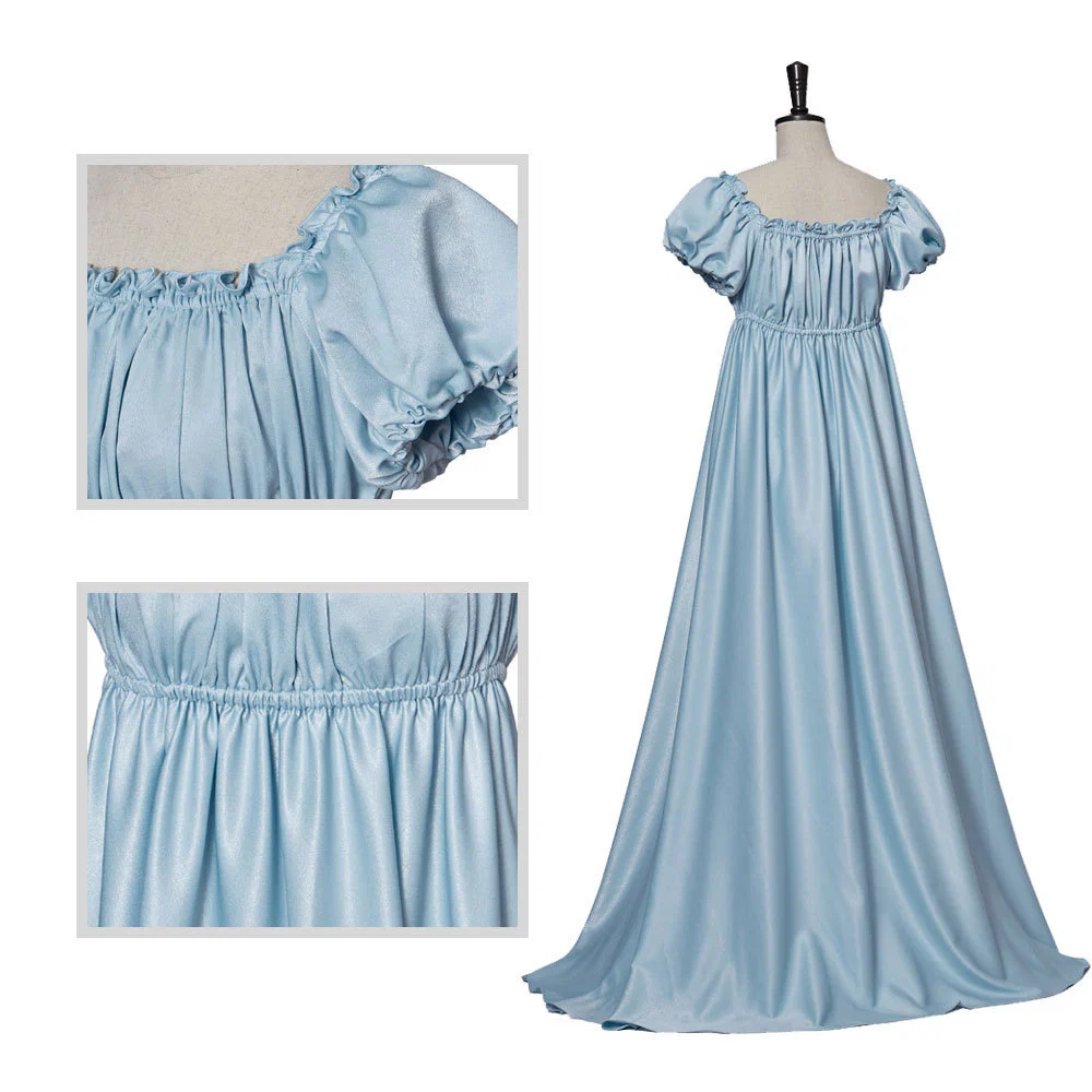 Bridgerton Cosplay Dress,Custom Made,Medieval Vintage Ball Gown Costume