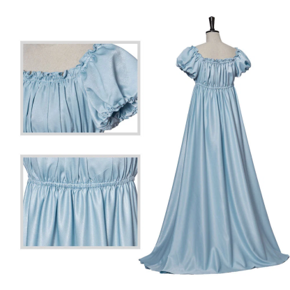 Bridgerton Cosplay Dress,Custom Made,Medieval Vintage Ball Gown Costume