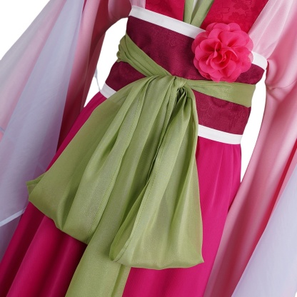 Cat Girl Red Dress Garden Party Cosplay Costume - Anime Character Outfit for Events-Astricos