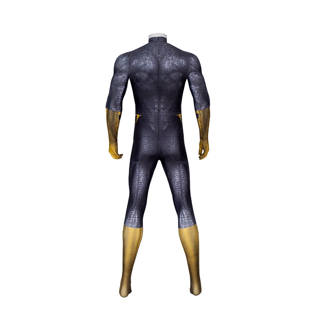 Black Adam Bodysuit Robe Mask Cosplay Costume Full Set Men Halloween Performance - Astricos