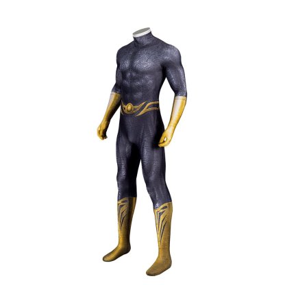 Black Adam Bodysuit Robe Mask Cosplay Costume Full Set Men Halloween Performance - Astricos