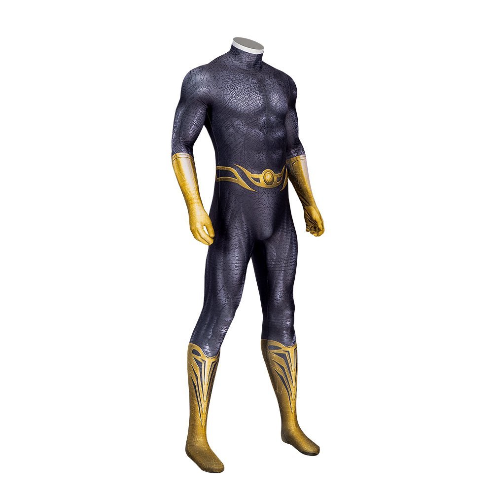 Black Adam Bodysuit Robe Mask Cosplay Costume Full Set Men Halloween Performance - Astricos