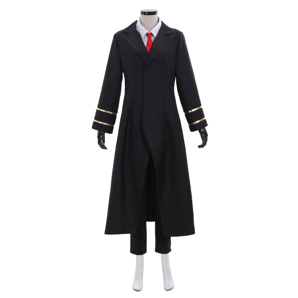 Black and White Moritatsu Three-Leaf Pheasant Cosplay Costume - Nanbaka Inspired-Astricos