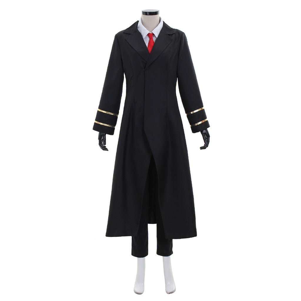 Black and White Moritatsu Three-Leaf Pheasant Cosplay Costume - Nanbaka Inspired-Astricos