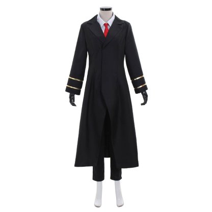 Black and White Moritatsu Three-Leaf Pheasant Cosplay Costume - Nanbaka Inspired-Astricos