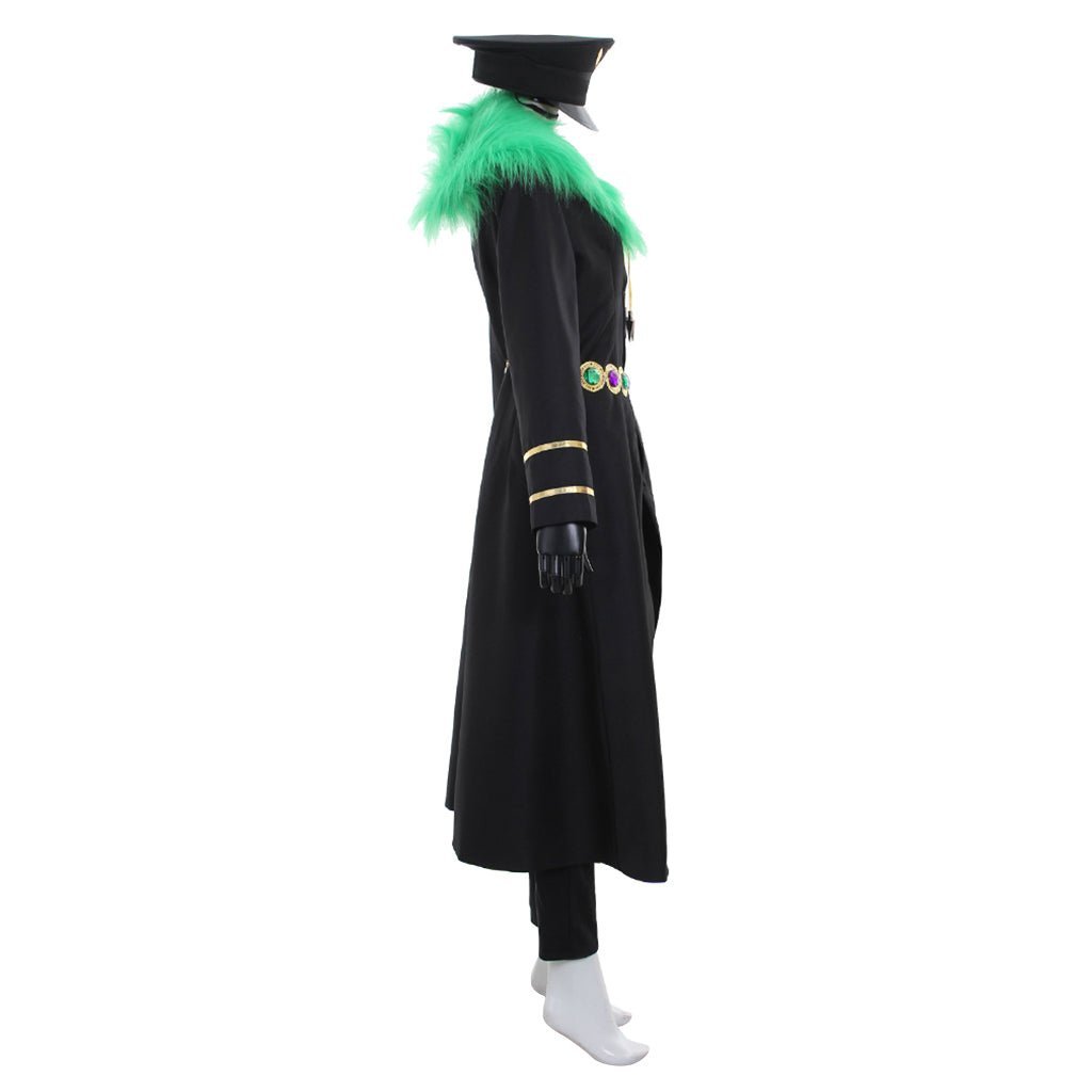 Black and White Moritatsu Three-Leaf Pheasant Cosplay Costume - Nanbaka Inspired-Astricos