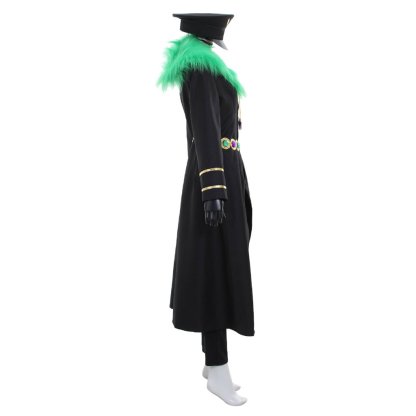 Black and White Moritatsu Three-Leaf Pheasant Cosplay Costume - Nanbaka Inspired-Astricos