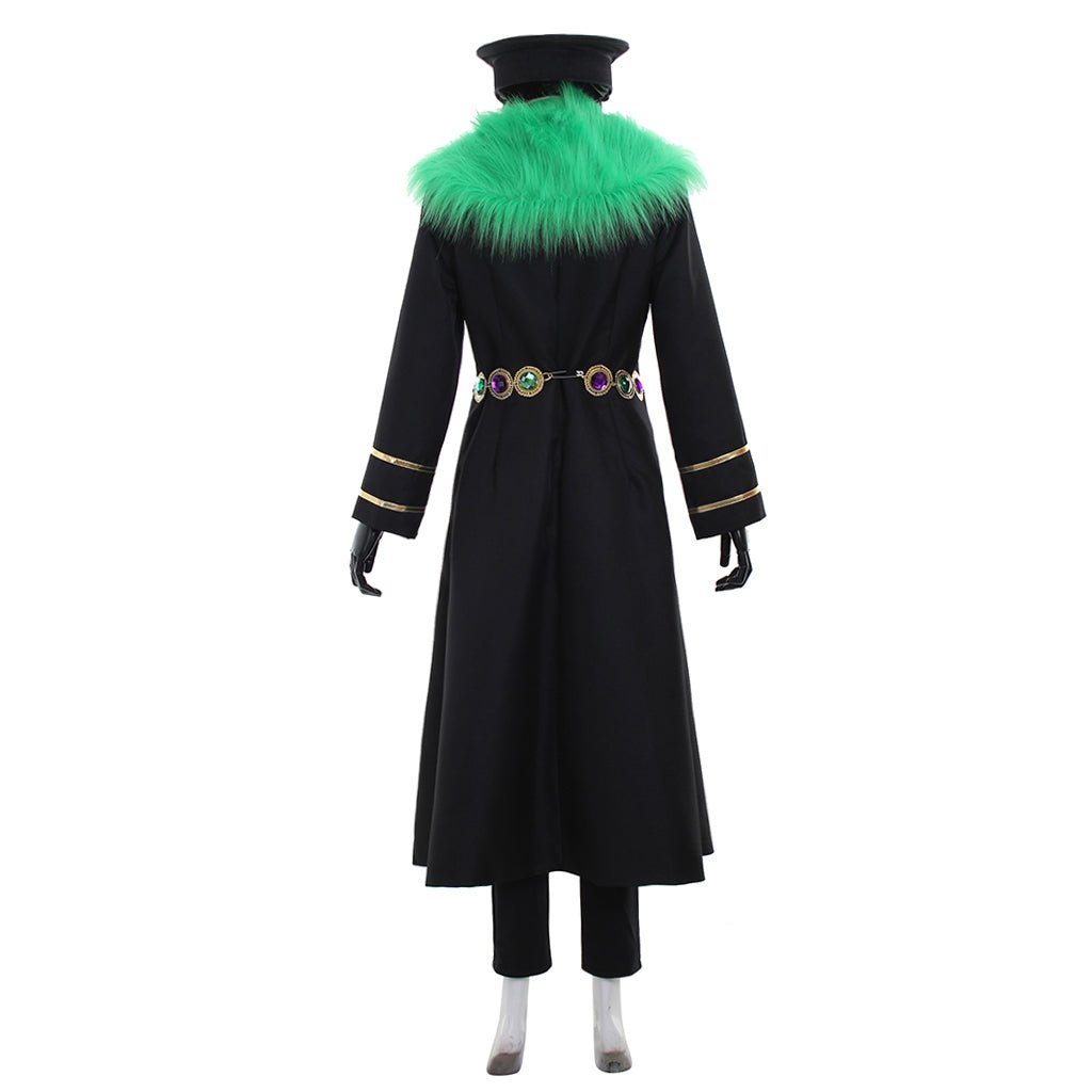 Black and White Moritatsu Three-Leaf Pheasant Cosplay Costume - Nanbaka Inspired-Astricos