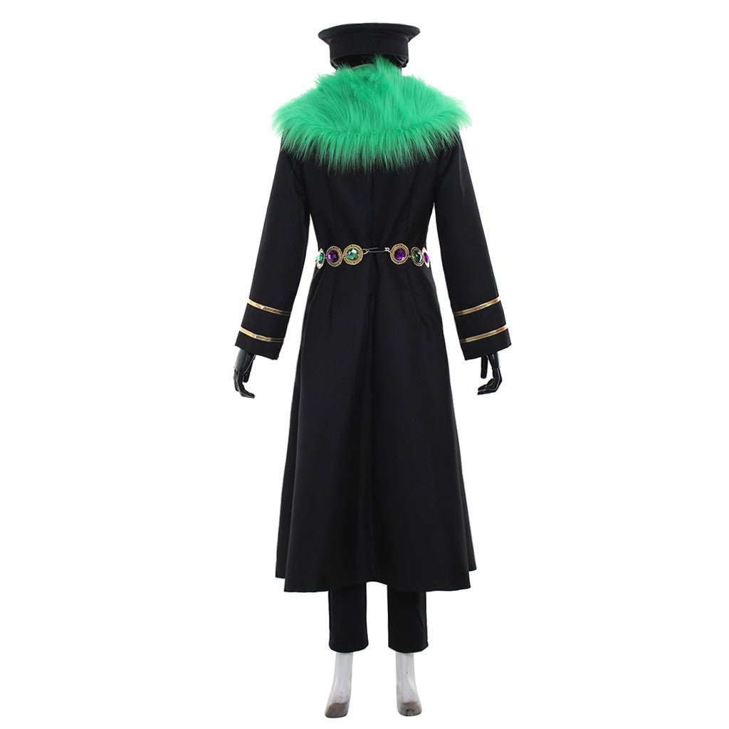 Black and White Moritatsu Three-Leaf Pheasant Cosplay Costume - Nanbaka Inspired-Astricos