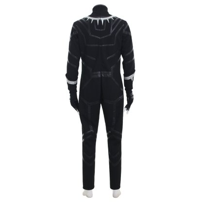 Black Panther Cosplay Costume - Full Outfit with Jumpsuit, Boots, Gloves & Mask-Astricos