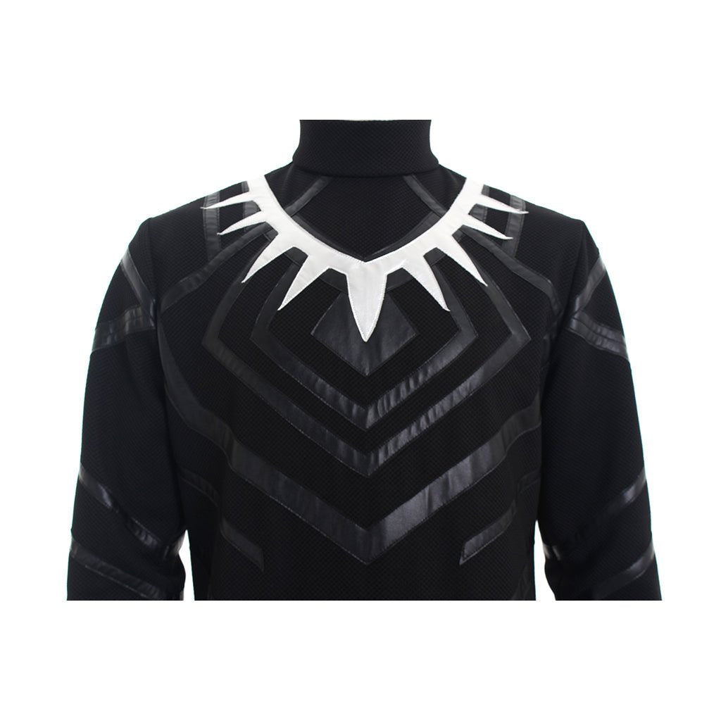 Black Panther Cosplay Costume - Full Outfit with Jumpsuit, Boots, Gloves & Mask-Astricos