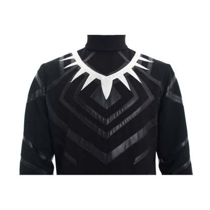 Black Panther Cosplay Costume - Full Outfit with Jumpsuit, Boots, Gloves & Mask-Astricos