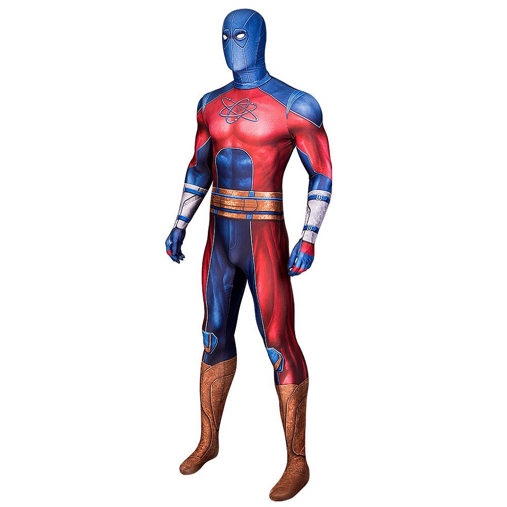 Black Teth Adam Atom Smasher Cosplay Costume Superhero Printing Halloween Outfits - Astricos
