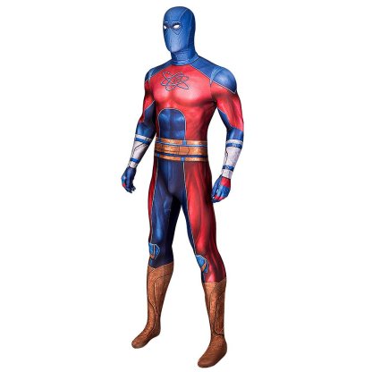 Black Teth Adam Atom Smasher Cosplay Costume Superhero Printing Halloween Outfits - Astricos