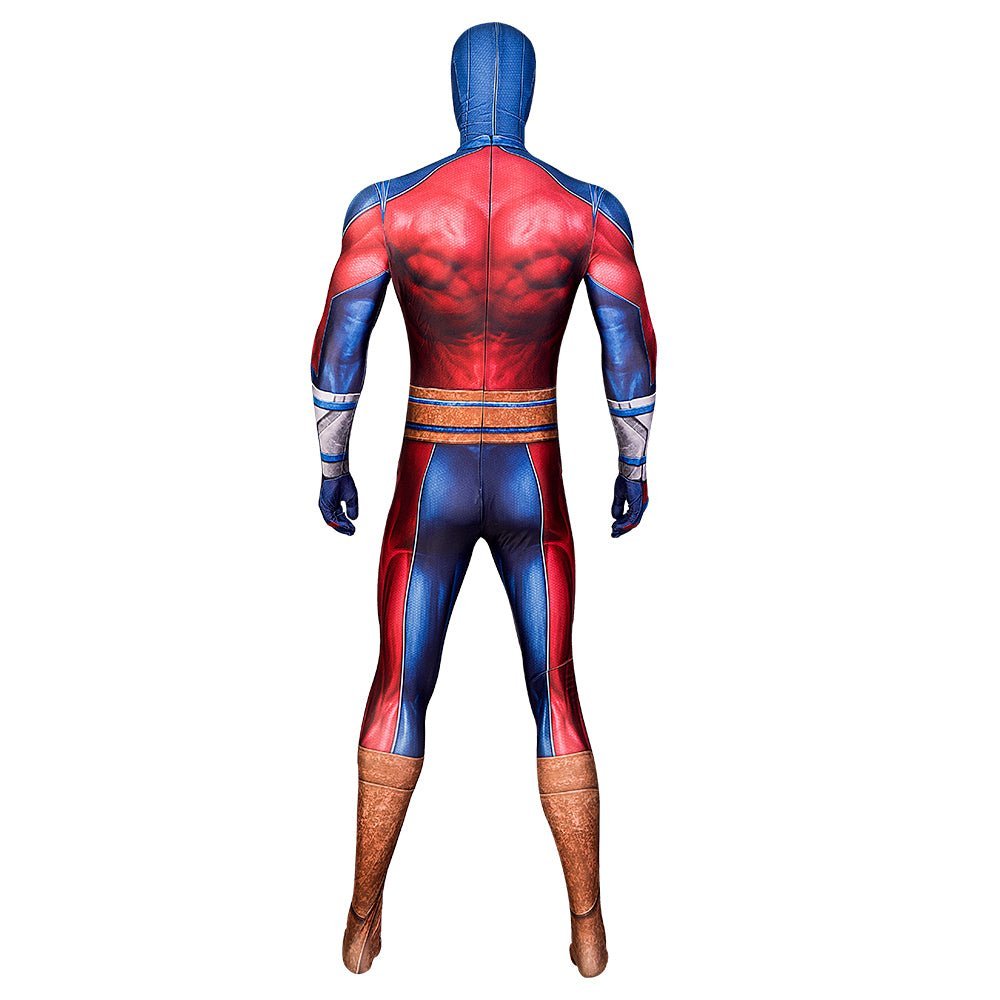 Black Teth Adam Atom Smasher Cosplay Costume Superhero Printing Halloween Outfits - Astricos
