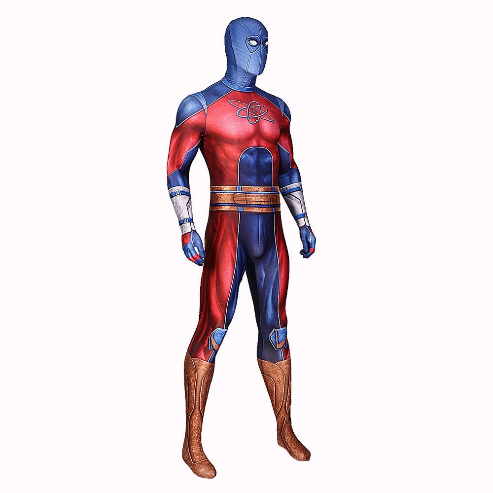 Black Teth Adam Atom Smasher Cosplay Costume Superhero Printing Halloween Outfits - Astricos