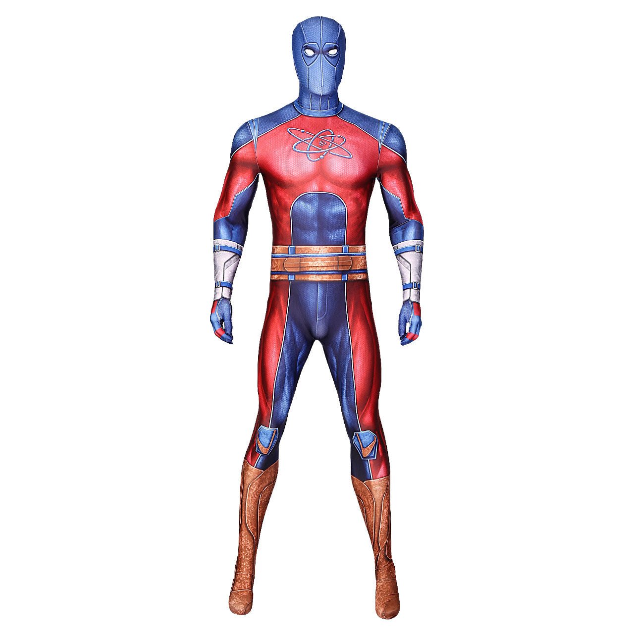 Black Teth Adam Atom Smasher Cosplay Costume Superhero Printing Halloween Outfits - Astricos
