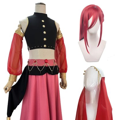 Blue Lock Anime Chigiri Cosplay Costume Wig - Arab Series Outfit with Rose Net Synthetic Fiber-Astricos
