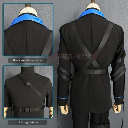 Blue Lock Anime Chigiri Cosplay Costume - Wig, Style Jacket & Pants Outfit-Astricos