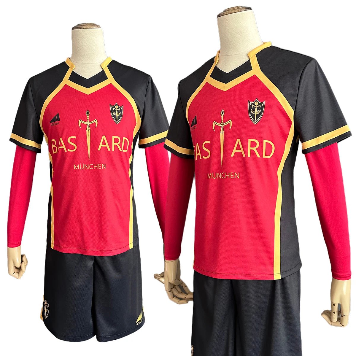 Blue Lock Anime Bastard Munchen Cosplay Costume - DIY Football Soccer Team Outfit-Astricos
