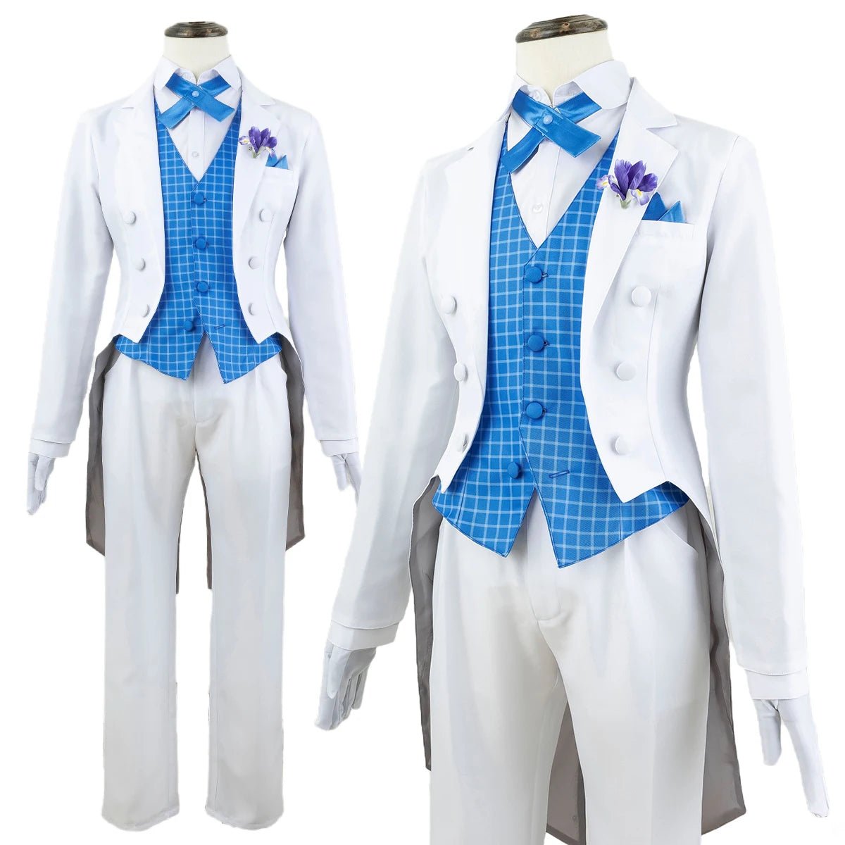 Blue Lock Anime Isagi Cosplay Costume - Premium Tuxedo Tailcoat Suit for Exhibition & Party-Astricos