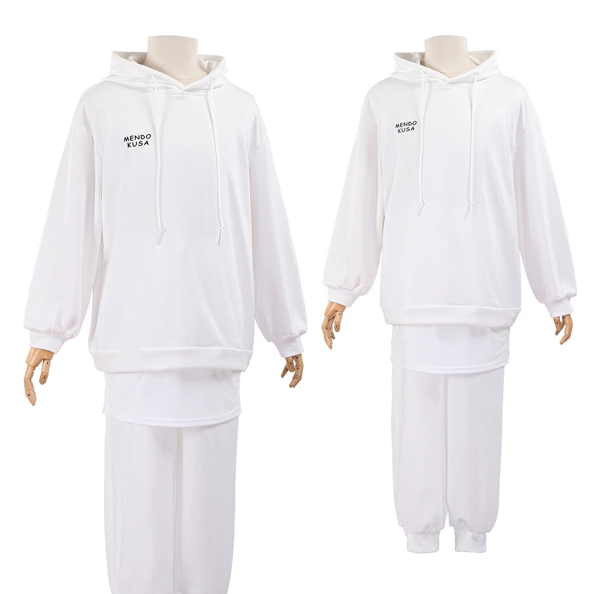 Blue Lock Anime Nagi Cosplay Costume - Wig, Hoodie & White Pants Set-Astricos
