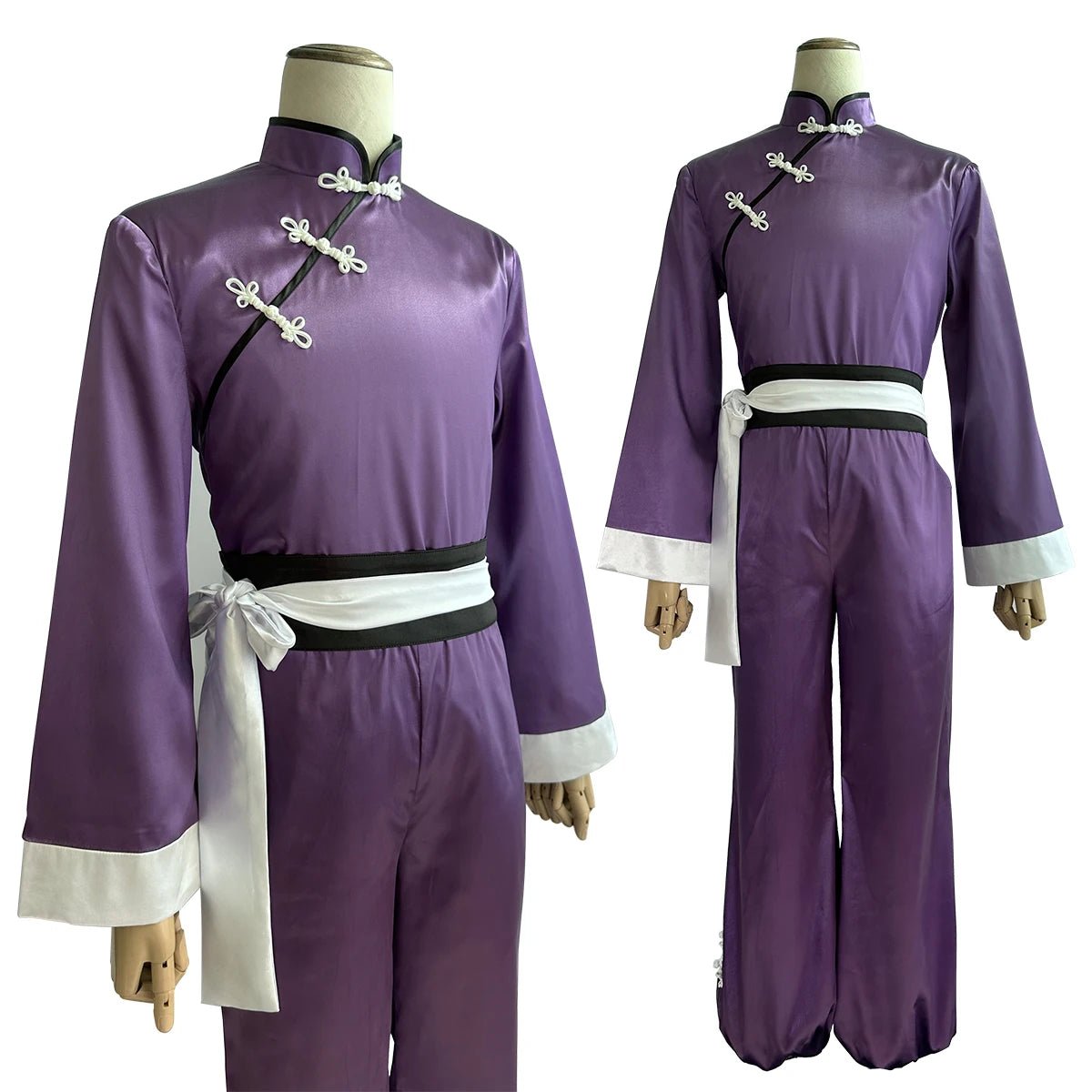 Blue Lock Anime Reo Mikage Cosplay Costume - Kung Fu Tang Suit with Wig & Rose Net Accessories-Astricos