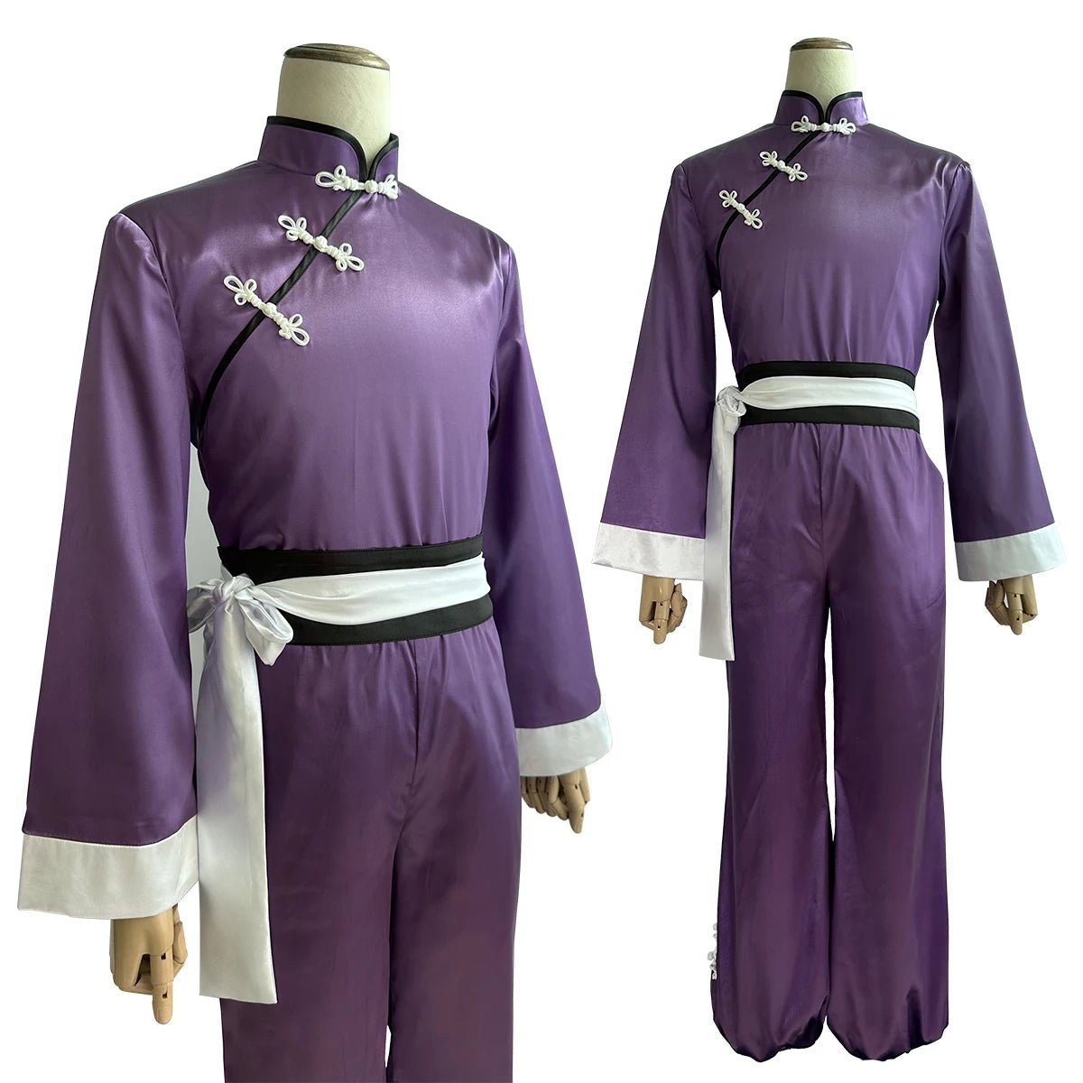 Blue Lock Anime Reo Mikage Cosplay Costume - Kung Fu Tang Suit with Wig & Rose Net Accessories-Astricos
